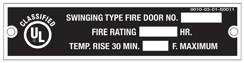 UL Fire Door